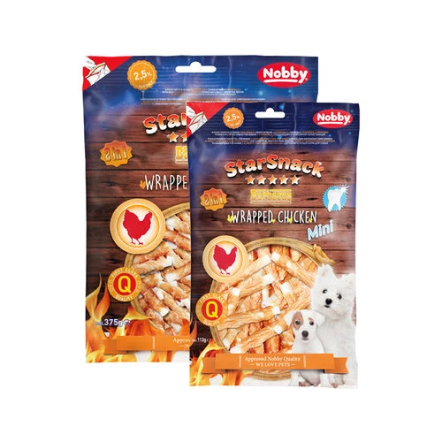 Nobby - Starsnack Barbecue Wrapped Chicken Mini 1 Nobby - Starsnack Barbecue Wrapped Chicken Mini