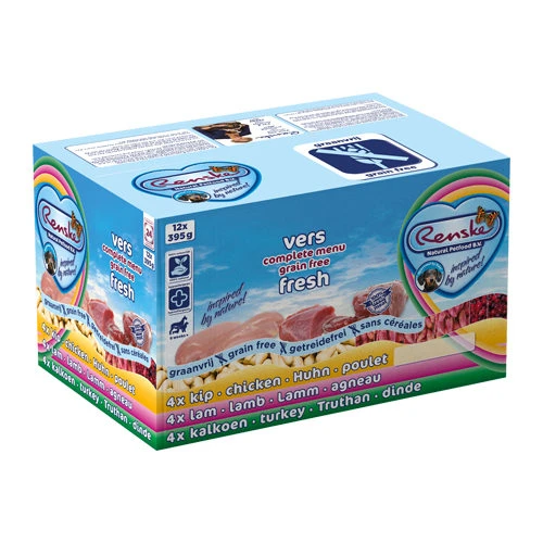Renske Frischfleisch-Futter Mix-Box Getreidefrei 1 Renske Frischfleisch-Futter Mix-Box Getreidefrei