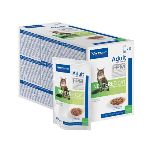 Virbac Veterinary HPM - Adult Neutered Cat With Salmon 1 Virbac Veterinary HPM - Adult Neutered Cat With Salmon